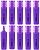Набор текстовыделителей Deli Accent ES621VIOLET-P Delight скошенный пиш. наконечник 1-5мм фиолетовый (10шт.)