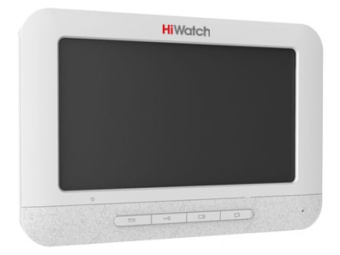Видеодомофон HiWatch DS-D100MF белый - купить недорого с доставкой в интернет-магазине