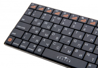 Клавиатура Оклик 840S черный USB беспроводная BT slim - купить недорого с доставкой в интернет-магазине