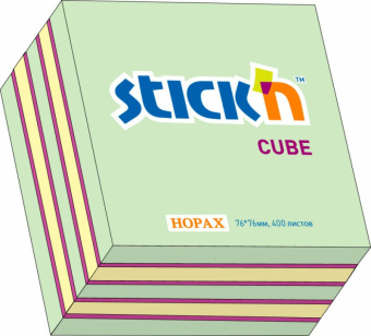 Блок самоклеящийся бумажный Stick`n 21341 76x76мм 400лист. 70г/м2 неон+пастель розовый 3цв.в упак. - купить недорого с доставкой в интернет-магазине