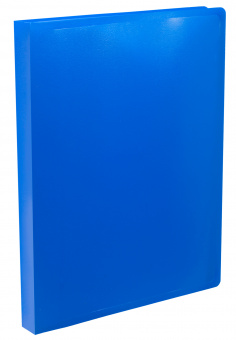 Папка на 2-х кольцах Buro -ECB0420/2RBLUE A4 пластик 0.5мм синий - купить недорого с доставкой в интернет-магазине