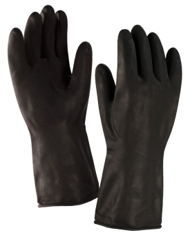Перчатки латексные КЩС 1 L (упак.:1 пара) черный - купить недорого с доставкой в интернет-магазине