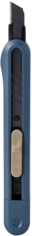 Нож канцелярский Deli ENS063-BL Nusign шир.лез.9мм фиксатор сталь синий - купить недорого с доставкой в интернет-магазине