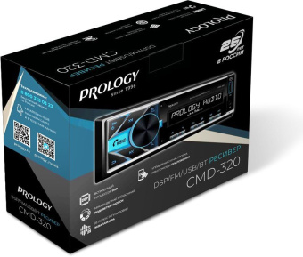 Автомагнитола Prology CMD-320 1DIN 4x55Вт - купить недорого с доставкой в интернет-магазине