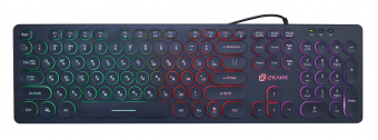 Клавиатура Оклик 420MRL черный USB slim Multimedia LED - купить недорого с доставкой в интернет-магазине