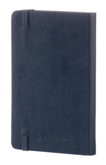 Блокнот Moleskine CLASSIC MM710B20 Pocket 90x140мм 192стр. линейка твердая обложка синий сапфир - купить недорого с доставкой в интернет-магазине
