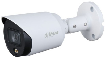 Камера видеонаблюдения аналоговая Dahua DH-HAC-HFW1509TP-A-LED-0360B-S2 3.6-3.6мм HD-CVI HD-TVI цв. корп.:белый (DH-HAC-HFW1509TP-A-LED-0360B) - купить недорого с доставкой в интернет-магазине
