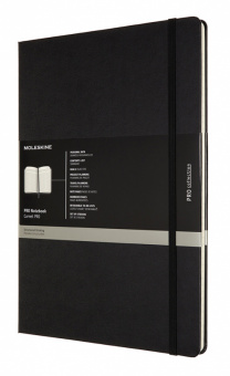 Блокнот Moleskine PROFESSIONAL PROPFNT5HBK A4 192стр. линейка твердая обложка черный - купить недорого с доставкой в интернет-магазине