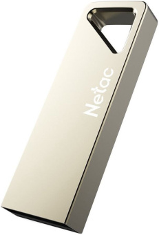 Флеш Диск Netac 32Gb U326 NT03U326N-032G-20PN USB2.0 серебристый - купить недорого с доставкой в интернет-магазине