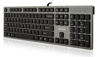 Клавиатура A4Tech KV-300H серый/черный USB slim - купить недорого с доставкой в интернет-магазине