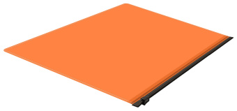 Папка на молнии ZIP Бюрократ Double Neon DNEBPM4AORBL A4+ полипропилен 0.15мм оранжевый цвет молнии черный - купить недорого с доставкой в интернет-магазине