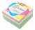 Блок для записей бумажный Silwerhof Премиум 701027 90х90х45мм 80г/м2 4цв.в упак.