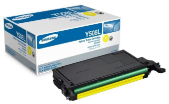 Картридж лазерный Samsung CLT-Y508L SU535A желтый (4000стр.) для Samsung CLP-620/670/CLX-6220 - купить недорого с доставкой в интернет-магазине