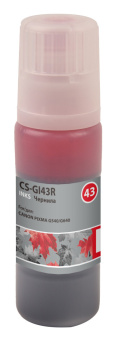 Чернила Cactus CS-GI43R GI-43 красный60мл для Canon Pixma G640/G540 - купить недорого с доставкой в интернет-магазине
