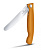 Нож кухонный Victorinox Swiss Classic (6.7836.F9B) стальной для овощей лезв.110мм серрейт. заточка оранжевый блистер