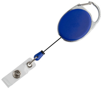 Рулетка для бейджа Silwerhof 70см защелкивающийся синий - купить недорого с доставкой в интернет-магазине