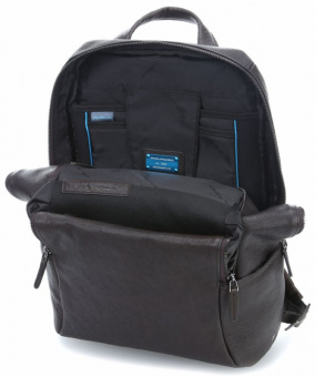 Рюкзак унисекс Piquadro Black Square CA3214B3/TM темно-коричневый кожа - купить недорого с доставкой в интернет-магазине