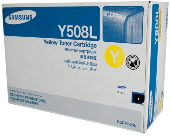 Картридж лазерный Samsung CLT-Y508L SU535A желтый (4000стр.) для Samsung CLP-620/670/CLX-6220 - купить недорого с доставкой в интернет-магазине