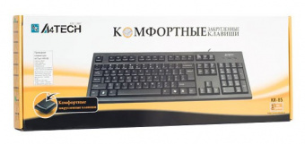 Клавиатура A4Tech KR-85 черный USB - купить недорого с доставкой в интернет-магазине