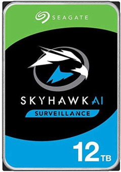 Жесткий диск Seagate SATA-III 12Tb ST12000VE001 SkyHawkAI (7200rpm) 256Mb 3.5" - купить недорого с доставкой в интернет-магазине