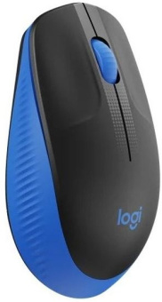 Мышь Logitech M190 черный оптическая (1000dpi) беспроводная USB (2but) - купить недорого с доставкой в интернет-магазине