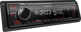 Автомагнитола Kenwood KMM-105 1DIN 4x50Вт AUX 1 - купить недорого с доставкой в интернет-магазине