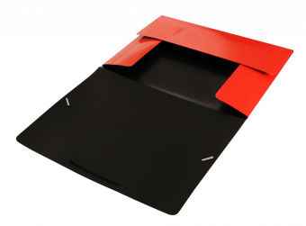 Папка на резинке Бюрократ DeLuxe DL510RED A4 пластик кор.30мм 0.7мм красный - купить недорого с доставкой в интернет-магазине