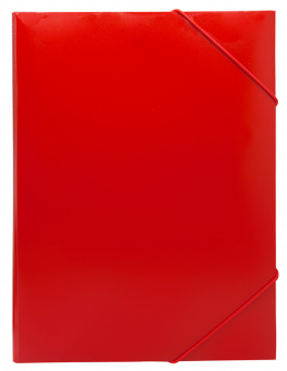 Папка на резинке Buro -PRB04RED A4 пластик кор.15мм 0.5мм красный - купить недорого с доставкой в интернет-магазине
