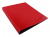 Папка на 2-х кольцах Бюрократ DeLuxe DL0740/2RED A4 пластик 0.7мм кор.32мм красный - купить недорого с доставкой в интернет-магазине