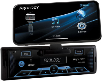 Автомагнитола Prology SMP-300 1DIN 4x55Вт - купить недорого с доставкой в интернет-магазине