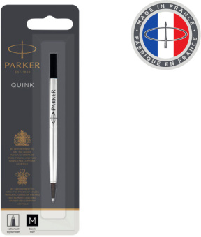 Стержень роллер Parker Quink Z01 (CW1950323) M 0.7мм черные чернила блистер - купить недорого с доставкой в интернет-магазине