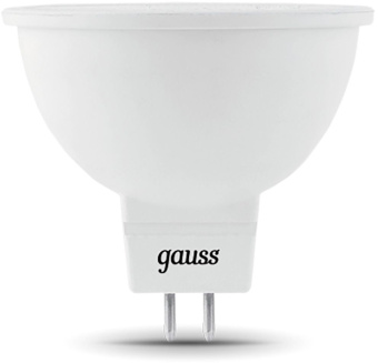 Лампа светодиодная Gauss 101505305 5Вт цок.:GU5.3 рефлек. 220B 6500K св.свеч.бел.хол. (упак.:10шт) - купить недорого с доставкой в интернет-магазине