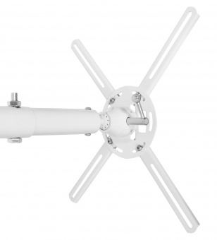 Кронштейн для проектора Buro PR06-W белый макс.20кг потолочный поворот и наклон - купить недорого с доставкой в интернет-магазине