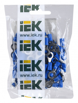 Наконечник IEK НКИ 2-6 1 контакт 1.5-2.5мм2 синий (упак.:100шт) (UNL20-D25-4-6) - купить недорого с доставкой в интернет-магазине