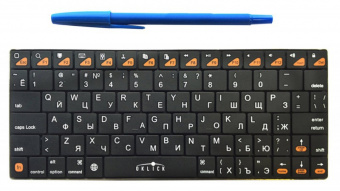 Клавиатура Оклик 840S черный USB беспроводная BT slim - купить недорого с доставкой в интернет-магазине