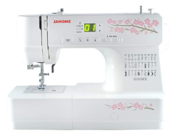 Швейная машина Janome 1030 MX белый/цветы - купить недорого с доставкой в интернет-магазине