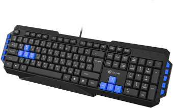Клавиатура Оклик 750G FROST WAR черный/черный USB Multimedia for gamer - купить недорого с доставкой в интернет-магазине