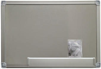 Доска магнитно-маркерная Silwerhof белый 60x90см алюминиевая рама лоток для аксессуаров - купить недорого с доставкой в интернет-магазине