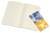 Блокнот Moleskine VOLANT QP723B41M17 Large 130х210мм 96стр. нелинованный мягкая обложка синий/желтый янтарный (2шт) - купить недорого с доставкой в интернет-магазине
