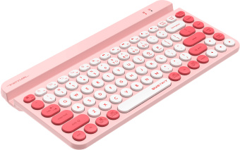 Клавиатура A4Tech Fstyler FBK30 розовый USB беспроводная BT/Radio slim Multimedia (FBK30 RASPBERRY) - купить недорого с доставкой в интернет-магазине