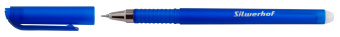 Ручка гелев. Silwerhof Erase matt d=0.5мм син. черн. в компл.:ластик кор. сменный стержень линия 0.3мм стираемая - купить недорого с доставкой в интернет-магазине
