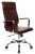 Кресло руководителя Бюрократ Ch-993 коричневый эко.кожа крестов. металл хром - купить недорого с доставкой в интернет-магазине
