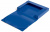 Папка-короб на резинке Бюрократ -BA40/07BLUE пластик 0.7мм корешок 40мм A4 синий - купить недорого с доставкой в интернет-магазине