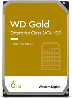 Жесткий диск WD SATA-III 6Tb WD6003FRYZ Server Gold (7200rpm) 256Mb 3.5" - купить недорого с доставкой в интернет-магазине