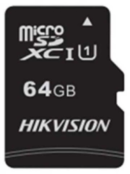 Флеш карта microSDXC 64Gb Class10 Hikvision HS-TF-C1(STD)/64G/ZAZ01X00/OD w/o adapter - купить недорого с доставкой в интернет-магазине