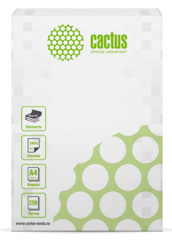 Бумага Cactus CS-OP-A480250 A4/80г/м2/250л./белый CIE146% общего назначения(офисная) - купить недорого с доставкой в интернет-магазине