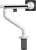 Кронштейн для мониторов Ultramounts UM725W белый 17"-32" макс.9кг крепление к столешнице поворот и наклон - купить недорого с доставкой в интернет-магазине