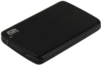 Внешний корпус для HDD/SSD AgeStar 31UB2A12C SATA USB3.1 пластик/алюминий черный 2.5" - купить недорого с доставкой в интернет-магазине