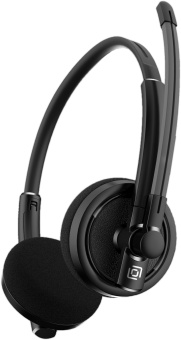 Наушники с микрофоном Оклик HS-L900 черный 1.8м накладные оголовье (1532022) - купить недорого с доставкой в интернет-магазине