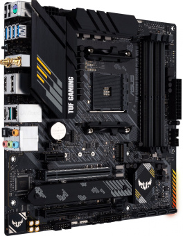 Материнская плата Asus TUF GAMING B550M-PLUS WIFI II Soc-AM4 AMD B550 4xDDR4 mATX AC`97 8ch(7.1) 2.5Gg RAID+HDMI+DP - купить недорого с доставкой в интернет-магазине